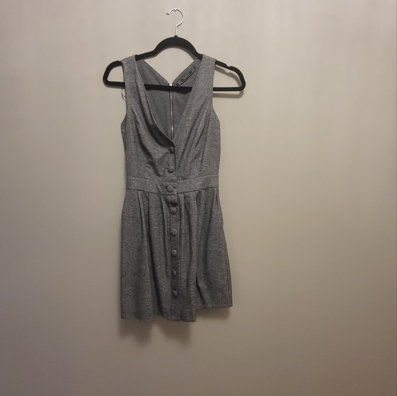 Classic Gray Pinafore dress - Picture 1 of 2